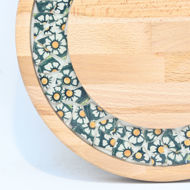 Picture of SMALL DECOR ROUND BOARD Flowers Mix