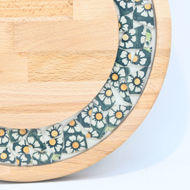 Picture of SMALL DECOR ROUND BOARD Flowers Mix