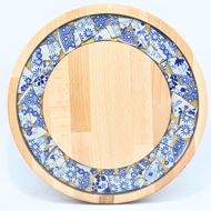 Picture of SMALL DECOR ROUND BOARD Flowers Mix