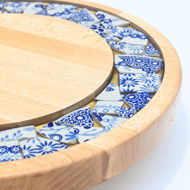 Picture of SMALL DECOR ROUND BOARD Flowers Mix
