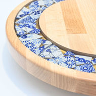Picture of SMALL DECOR ROUND BOARD Flowers Mix