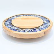 Picture of SMALL DECOR ROUND BOARD Flowers Mix