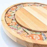 Picture of SMALL DECOR ROUND BOARD Flowers Mix