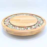 Picture of SMALL DECOR ROUND BOARD Flowers Mix
