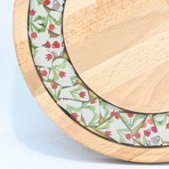 Picture of SMALL DECOR ROUND BOARD Flowers Mix