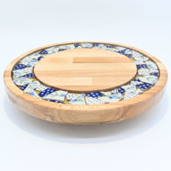 Picture of SMALL DECOR ROUND BOARD Flowers Mix
