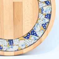 Picture of SMALL DECOR ROUND BOARD Flowers Mix