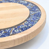 Picture of SMALL DECOR ROUND BOARD Flowers Mix