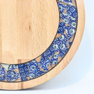 Picture of SMALL DECOR ROUND BOARD Flowers Mix