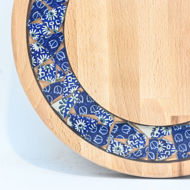 Picture of SMALL DECOR ROUND BOARD Flowers Mix
