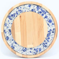 Picture of SMALL DECOR ROUND BOARD Flowers Mix