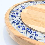 Picture of SMALL DECOR ROUND BOARD Flowers Mix