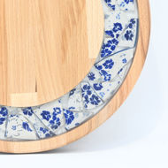 Picture of SMALL DECOR ROUND BOARD Flowers Mix
