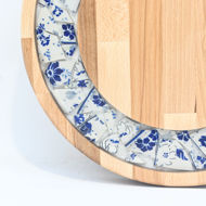 Picture of SMALL DECOR ROUND BOARD Flowers Mix