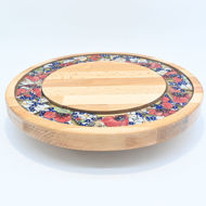 Picture of SMALL DECOR ROUND BOARD Flowers Mix