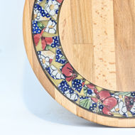 Picture of SMALL DECOR ROUND BOARD Flowers Mix