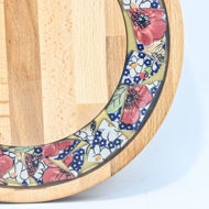 Picture of SMALL DECOR ROUND BOARD Flowers Mix
