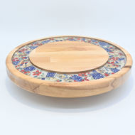 Picture of SMALL DECOR ROUND BOARD Flowers Mix