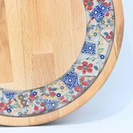 Picture of SMALL DECOR ROUND BOARD Flowers Mix