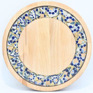 Picture of SMALL DECOR ROUND BOARD Flowers Mix
