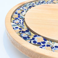 Picture of SMALL DECOR ROUND BOARD Flowers Mix