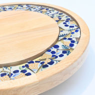 Picture of SMALL DECOR ROUND BOARD Flowers Mix