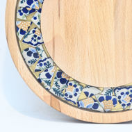 Picture of SMALL DECOR ROUND BOARD Flowers Mix