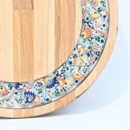 Picture of SMALL DECOR ROUND BOARD Flowers Mix
