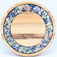Picture of SMALL DECOR ROUND BOARD Flowers Mix