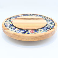Picture of SMALL DECOR ROUND BOARD Flowers Mix