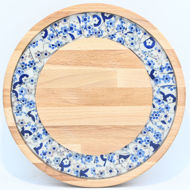 Picture of SMALL DECOR ROUND BOARD Flowers Mix