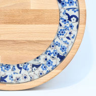 Picture of SMALL DECOR ROUND BOARD Flowers Mix