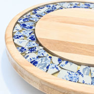 Picture of SMALL DECOR ROUND BOARD Flowers Mix