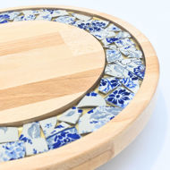Picture of SMALL DECOR ROUND BOARD Flowers Mix
