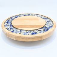 Picture of SMALL DECOR ROUND BOARD Flowers Mix