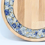 Picture of SMALL DECOR ROUND BOARD Flowers Mix