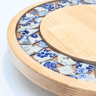 Picture of SMALL DECOR ROUND BOARD Flowers Mix
