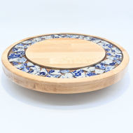 Picture of SMALL DECOR ROUND BOARD Flowers Mix
