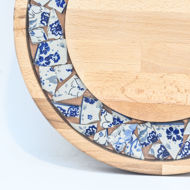Picture of SMALL DECOR ROUND BOARD Flowers Mix