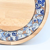 Picture of SMALL DECOR ROUND BOARD Flowers Mix