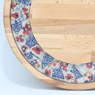 Picture of SMALL DECOR ROUND BOARD Flowers Mix
