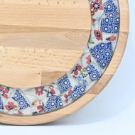 Picture of SMALL DECOR ROUND BOARD Flowers Mix