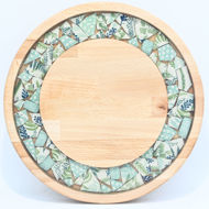 Picture of SMALL DECOR ROUND BOARD Flowers Mix