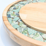 Picture of SMALL DECOR ROUND BOARD Flowers Mix