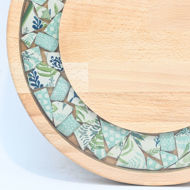Picture of SMALL DECOR ROUND BOARD Flowers Mix