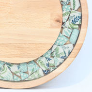 Picture of SMALL DECOR ROUND BOARD Flowers Mix