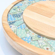 Picture of SMALL DECOR ROUND BOARD Flowers Mix