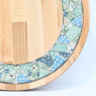 Picture of SMALL DECOR ROUND BOARD Flowers Mix