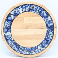 Picture of SMALL DECOR ROUND BOARD Flowers Mix