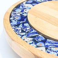 Picture of SMALL DECOR ROUND BOARD Flowers Mix